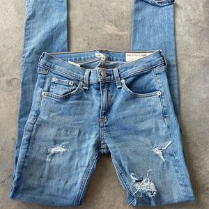 Rag and Bone skinny jeans, size 26